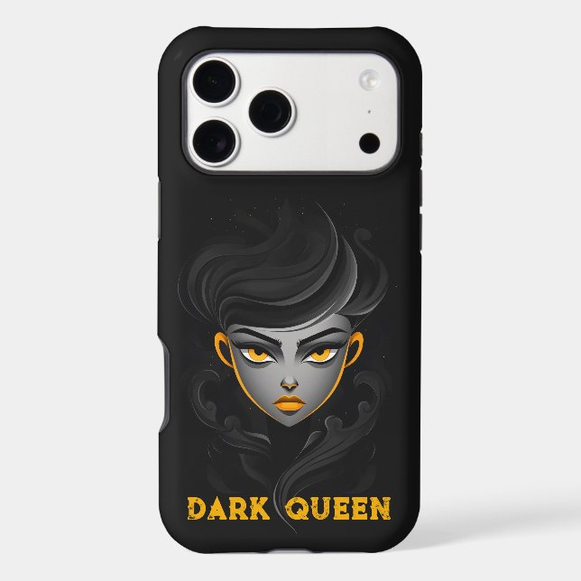 Angry Queen Black Case-Mate iPhone Case (Back)