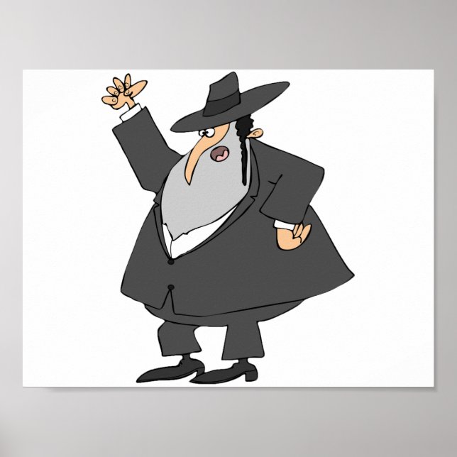 Angry Rabbi Poster (Front)