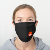 Angry red emoji with a mask (Worn)