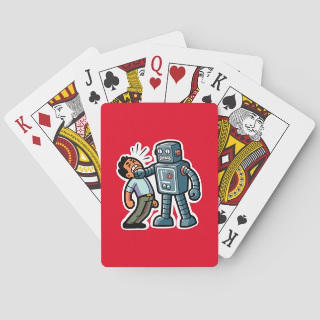 Angry Robot Poker Cards (Back)