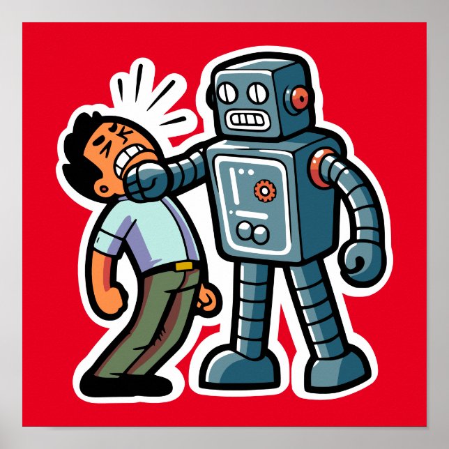 Angry Robot Poster (Front)