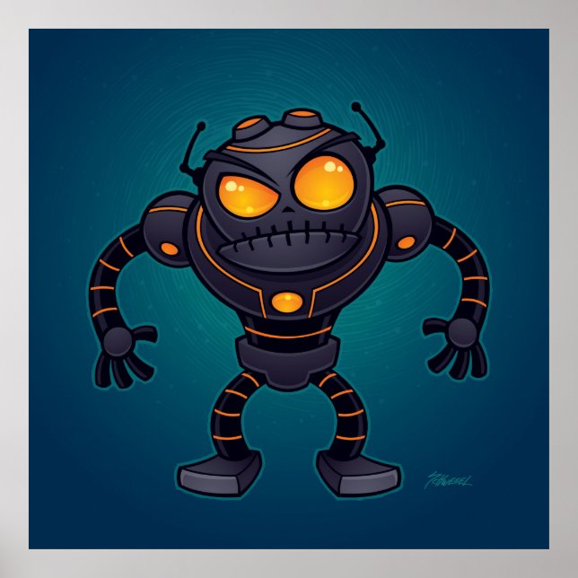Angry Robot Poster (Front)