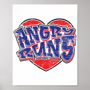 Angry Runs fans design v2  Poster