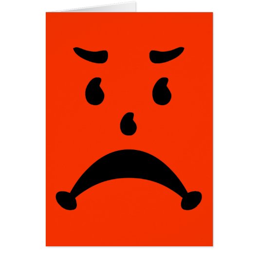 Angry Sad 80s Child Parody Cards (Front)