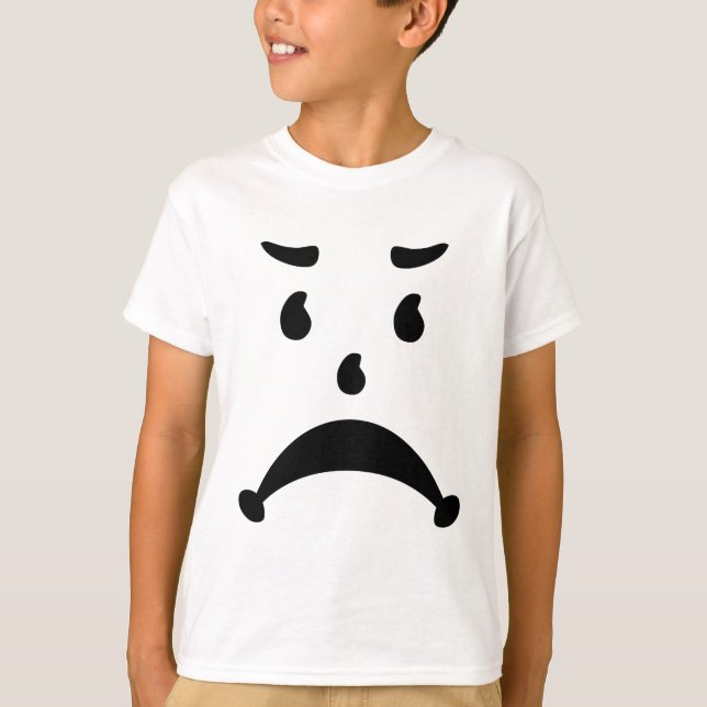 Angry Sad 80s Child Parody T-Shirt (Front)