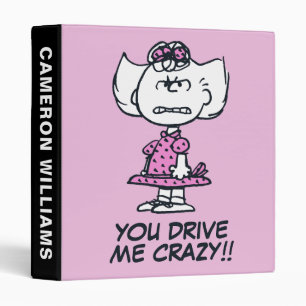 Angry Sally 3 Ring Binder