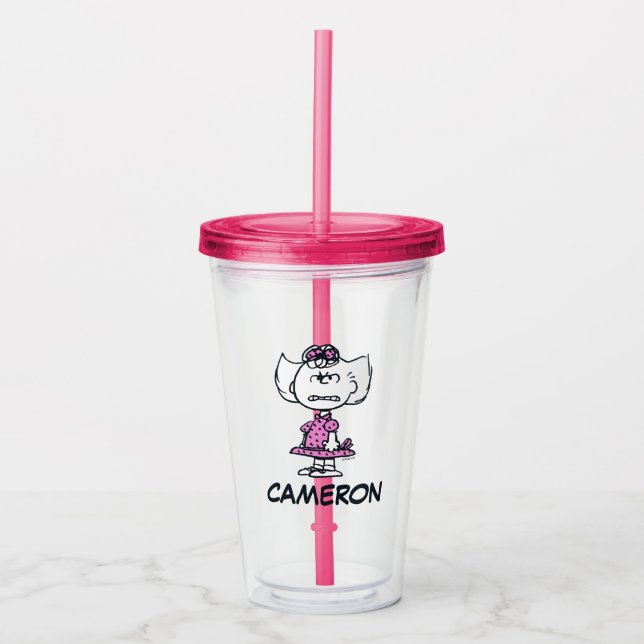 Angry Sally Acrylic Tumbler (Front)