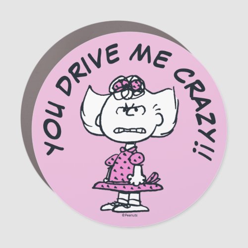 Angry Sally Car Magnet