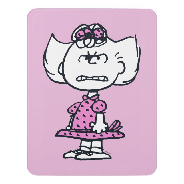 Angry Sally Door Sign (Contemporary Vert)