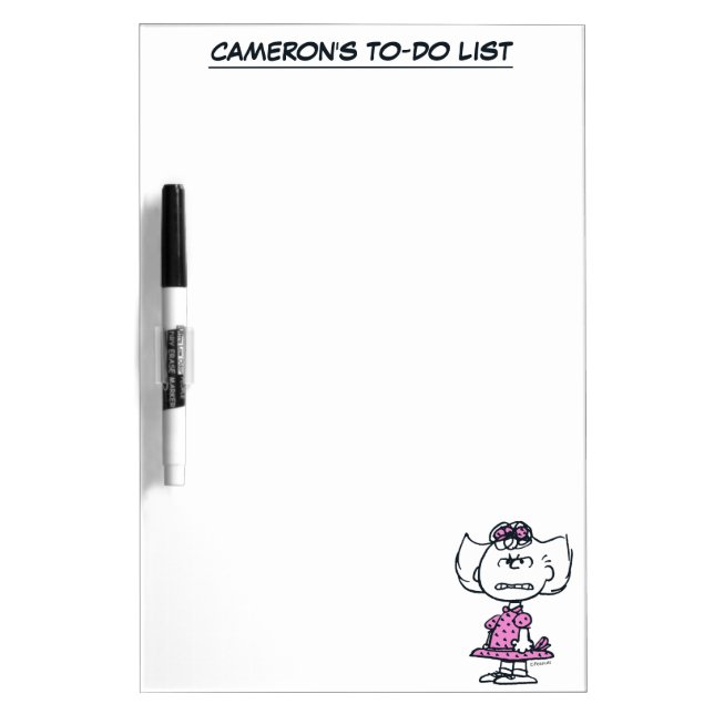 Angry Sally Dry Erase Board (Front)