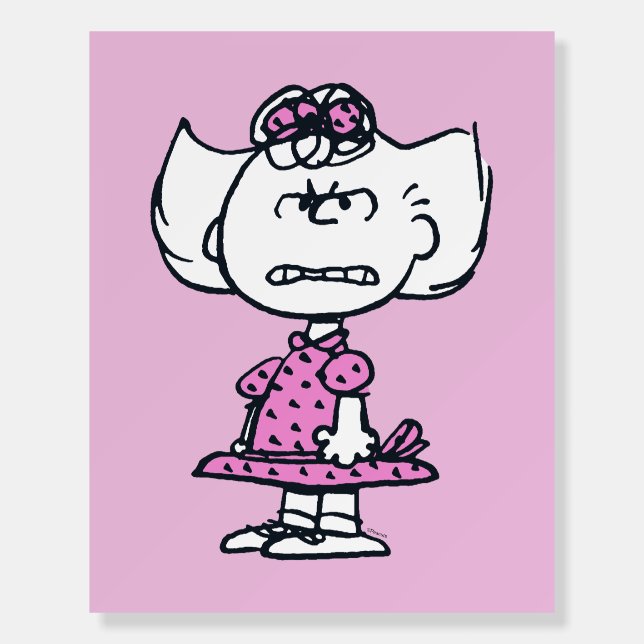 Angry Sally Foam Board (Front)