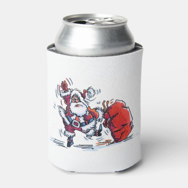 Angry Santa can cooler (Can Front)