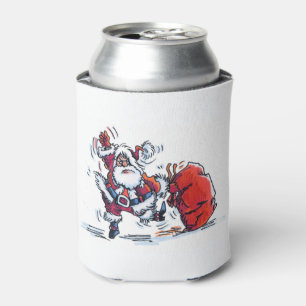 Angry Santa can cooler