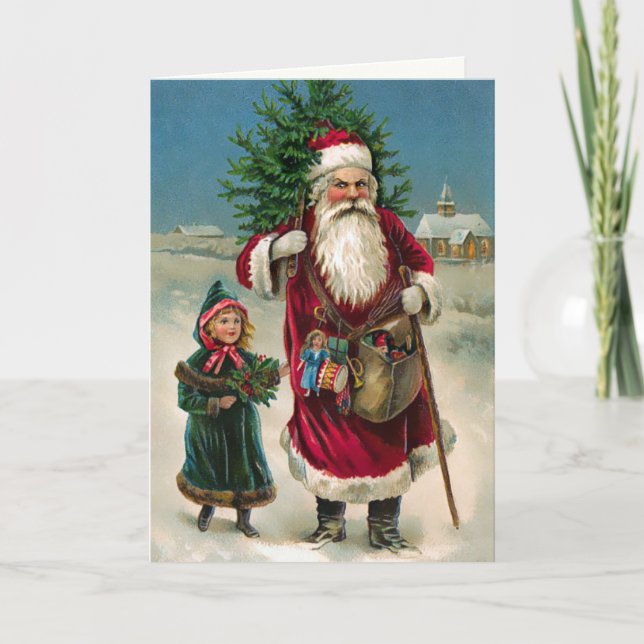 Angry Santa Christmas Card (Front)
