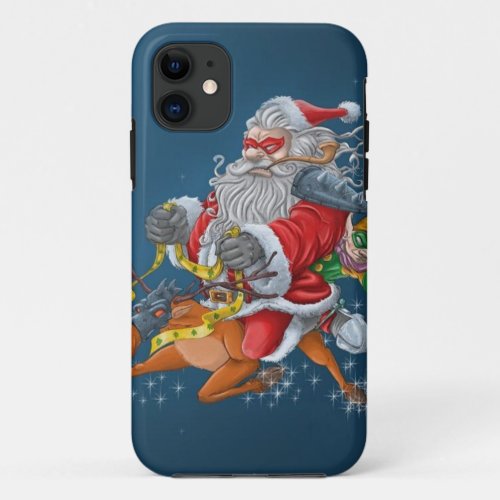 Angry Santa Claus iPhone 11 Case