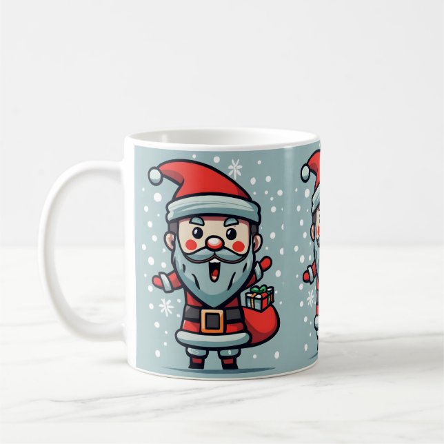 angry santa cruz coffee mug (Left)
