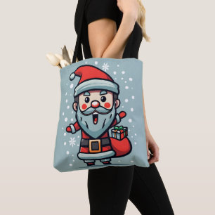 angry santa cruz tote bag