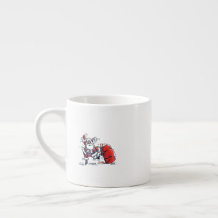 Angry Santa espresso mug
