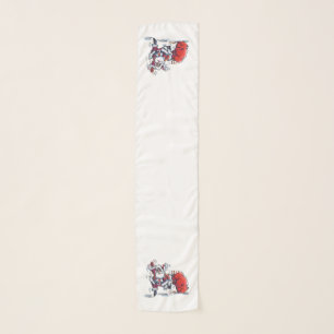 Angry Santa long scarf