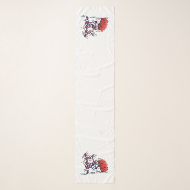 Angry Santa longer scarf (Front)