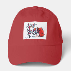 Angry Santa red performance cap