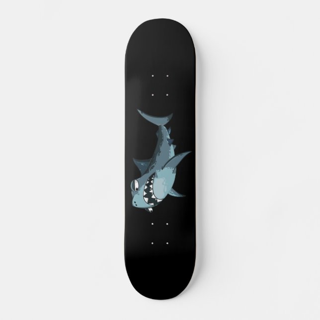 ANGRY SHARK SKATEBOARD (Front)