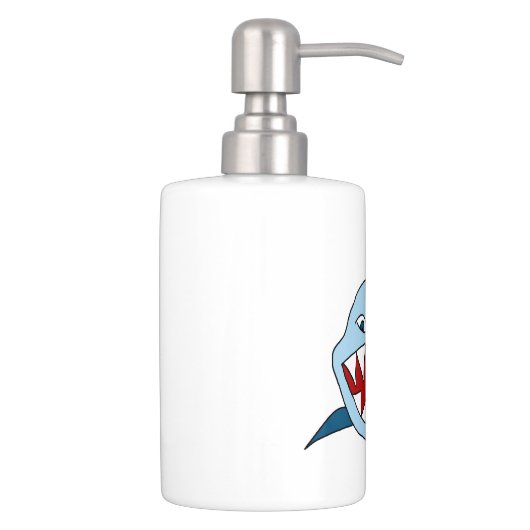 Angry Shark Soap Dispenser And Toothbrush Holder (Right)
