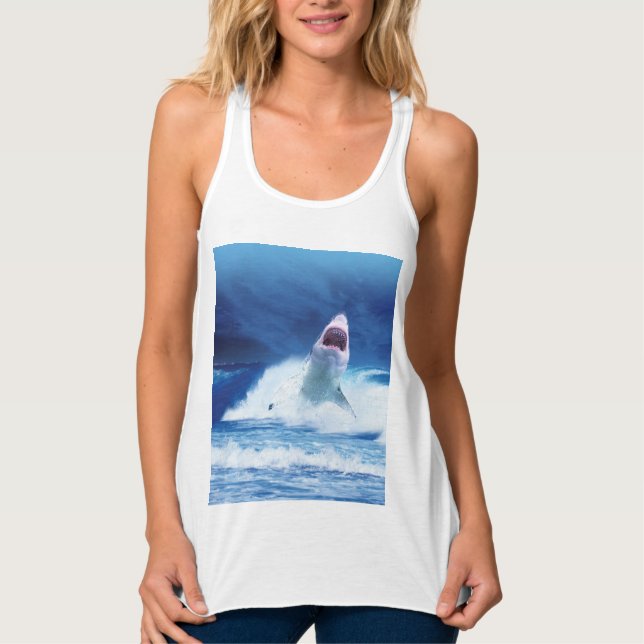Angry SHARK T-Shirts (Front)