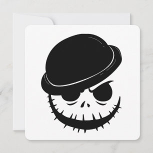 Angry Skeleton Bone Bash Party Halloween Invite