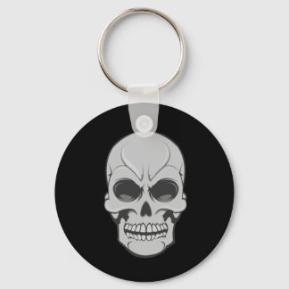Angry Skull: Vector Illustration: Keychain