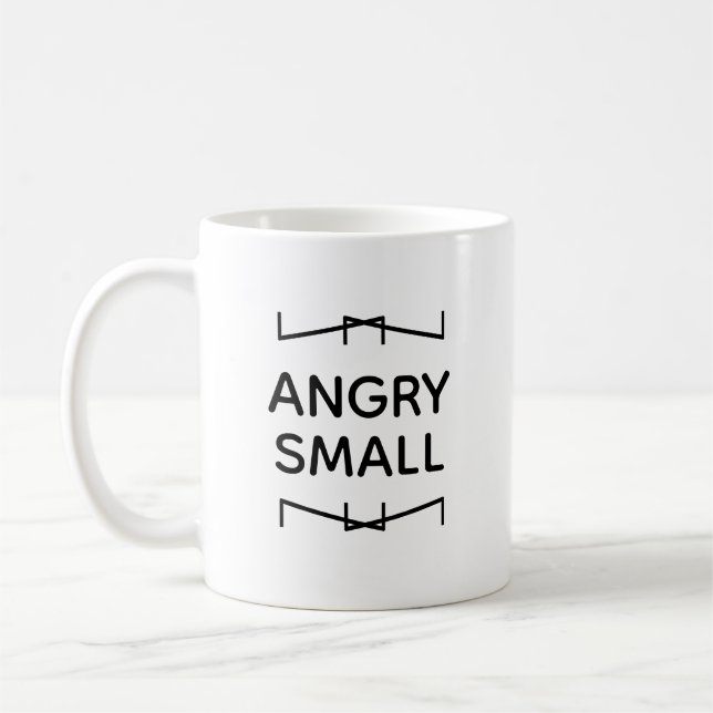 "Angry Small" mug (Left)