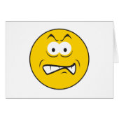 Angry Snarling Face (Front Horizontal)