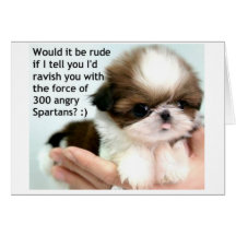 Angry Spartan Puppy