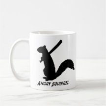 Angry Squirrel Mug (Black)