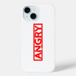 Angry Stamp iPhone 15 Case