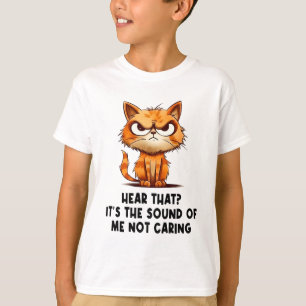 Angry Stressed Cat Funny Stress Meme For Cat Lover T-Shirt