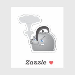 Angry Teapot Sticker