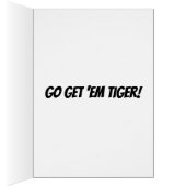 Angry Tiger Encouraging Card (Inside (Right))
