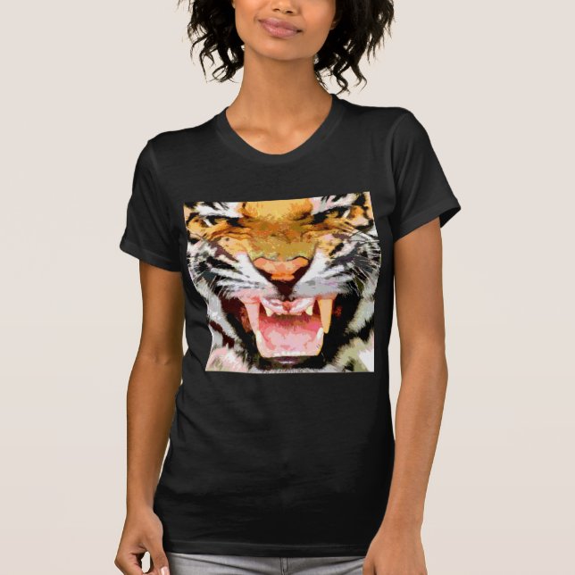 Angry Tiger - Eyes of Tiger T-Shirt (Front)