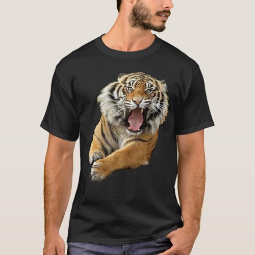 Angry Tiger T_Shirt