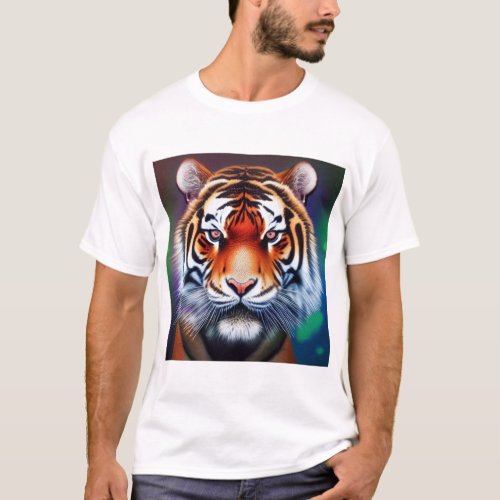 Angry Tiger T_Shirt