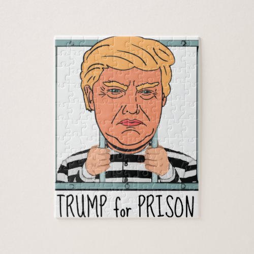 Angry Trump for Prison Jigsaw Puzzle