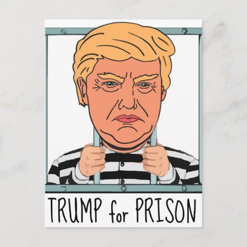 Angry Trump for Prison Postcard