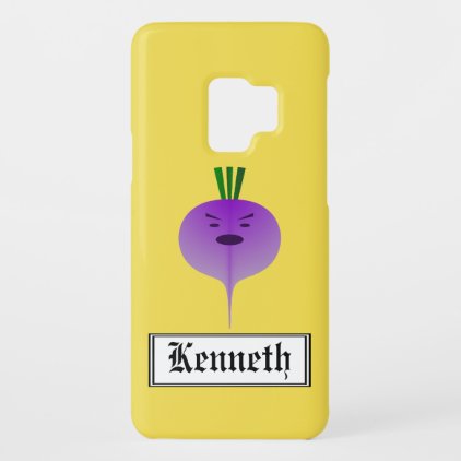 Angry Turnip by Kenneth Yoncich Case-Mate Samsung Galaxy S9 Case
