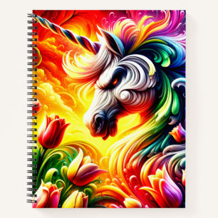 Angry Unicorn Notebook