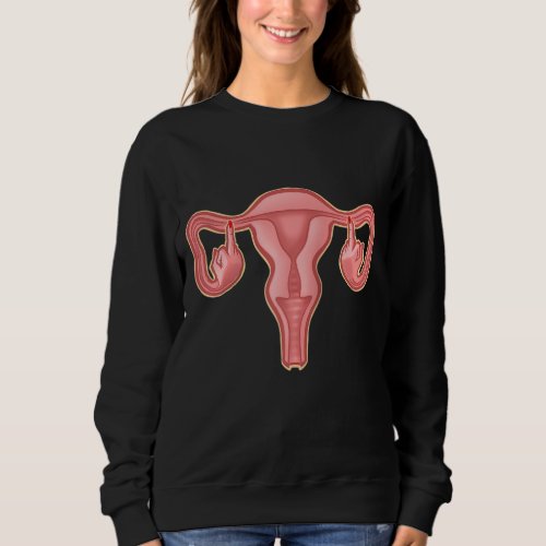 Angry Uterus Pro_Choice Womens Rights Feminism Wo Sweatshirt