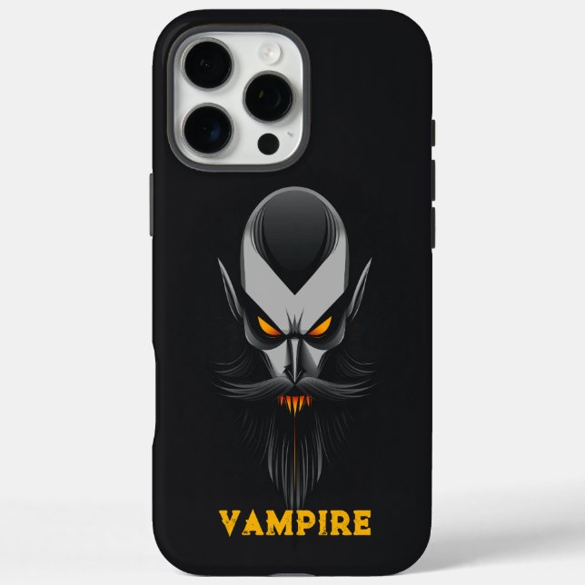 Angry Vampire Black Case-Mate iPhone Case (Back)