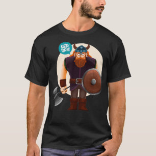 Angry Viking Ready to War T-Shirt