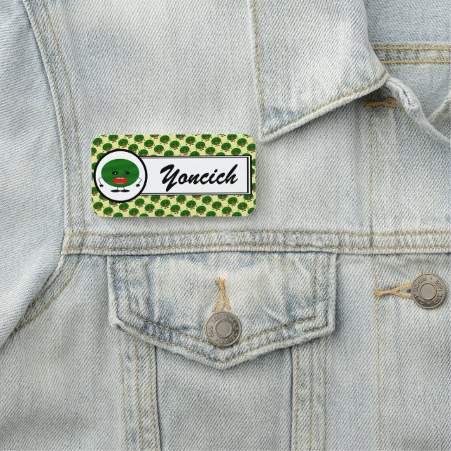 Angry Watermelon by Kenneth Yoncich Name Tag (In Situ)