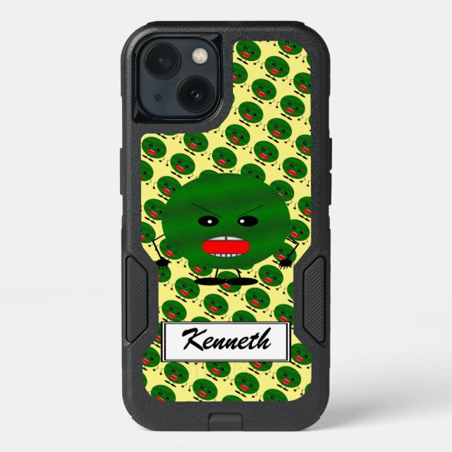 Angry Watermelon by Kenneth Yoncich Otterbox iPhone Case (Back)